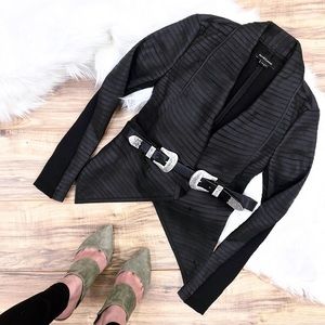 *ISO* Marciano shayna drape leather jacket